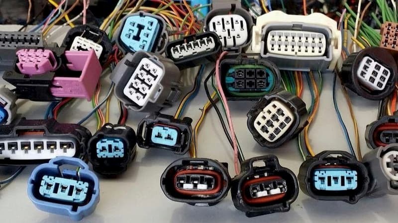 Código de colores para cables de corriente directa. este tipo de cables son comúnmente utilizados en aparatos a batería o que contienen circuitos eléctricos